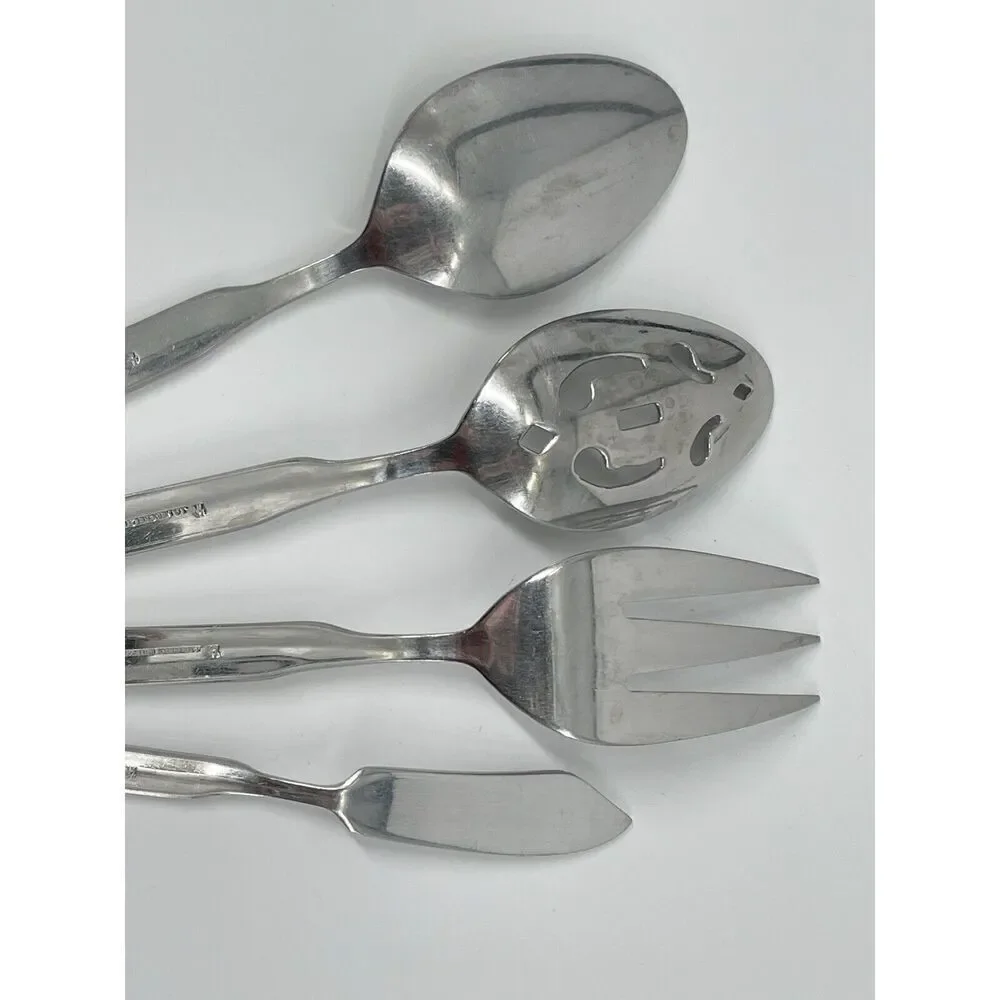 J A Henckels Zwilling Synergy Stainless Serving Set Spoons Fork Butter Spreader